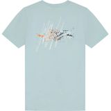 Malelions - Kids Splash - T-Shirt - Sky Blue - 95% Katoen, 5% Elastaan