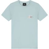 Malelions - Kids Splash - T-Shirt - Sky Blue - 95% Katoen, 5% Elastaan