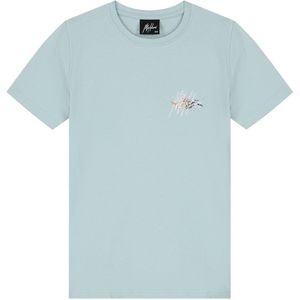 Malelions - Kids Splash - T-Shirt - Sky Blue - 95% Katoen, 5% Elastaan