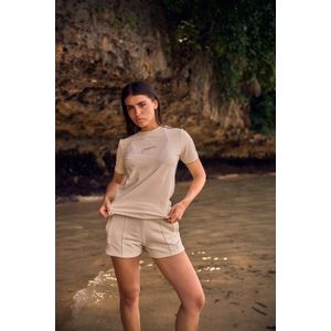 Malelions Women Kiki T-Shirt - Humus/Taupe XXS