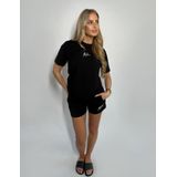 Malelions Women Kiki Shorts - Black/Matcha XXS