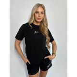 Malelions Women Kiki Shorts - Black/Matcha XXS