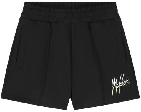 Malelions Women Kiki Shorts - Black/Matcha XXS