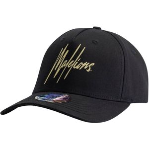 Malelions Striped Signature Logo Cap - Black OS
