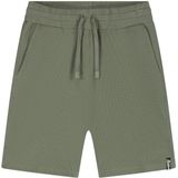 Malelions - Signature Waffle Short - Zwart - Wafelstof