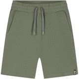 Malelions - Signature Waffle Short - Zwart - Wafelstof