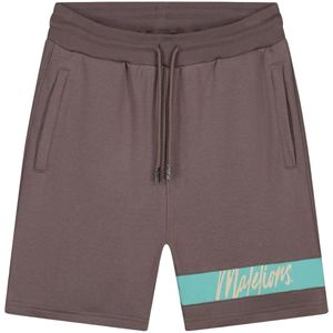 Malelions - Captain Shorts - Bruin - Fel Blauw - 100% Katoen