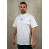 Malelions - Split T-Shirt - Wit - 100% Katoen