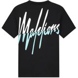 Malelions - Split T-Shirt - Black - Katoen