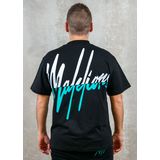 Malelions - Split T-Shirt - Black - Katoen