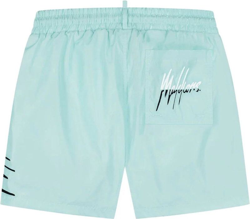 Malelions split swim short in de kleur zwart.