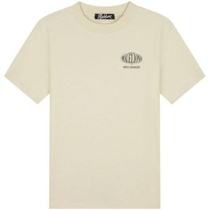 Malelions - T-shirt - Beige - Katoen