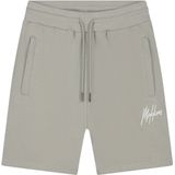 Malelions Korte Broek Sport Logo - Ecru