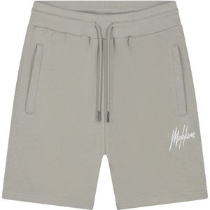 Malelions - Sport Logo Short - Ecru - Korte Broek voor Heren