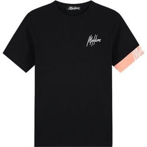 Malelions - Captain T-Shirt 2.0 - Sportshirt - Zwart - Katoenmix