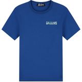 Malelions - T-shirt - Blauw - Regular Fit - 100% Katoen