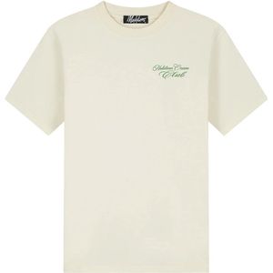 Malelions - Ocean Club - T-Shirt - Off-White - Katoen
