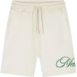 Malelions - Ocean Club Shorts - Off-White - Katoenmix