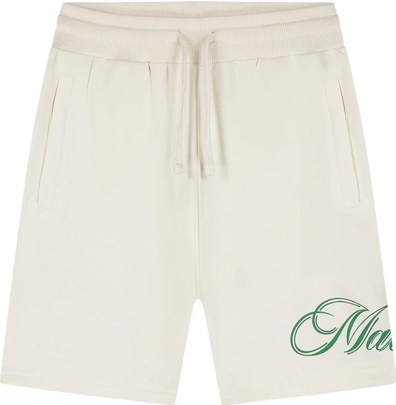 Malelions - Ocean Club Shorts - Off-White - Katoenmix