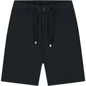 Malelions - Casual Chino Shorts - Zwart - Korte Broeken