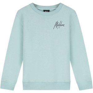 Malelions - Kids Striped Signature Sweater - Aqua Grey/Anthracite