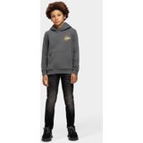 Malelions - Kids Splash Hoodie - Anthracite/Light Orange