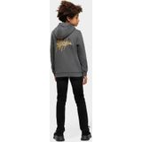 Malelions - Kids Splash Hoodie - Anthracite/Light Orange