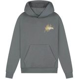 Malelions - Kids Splash Hoodie - Anthracite/Light Orange