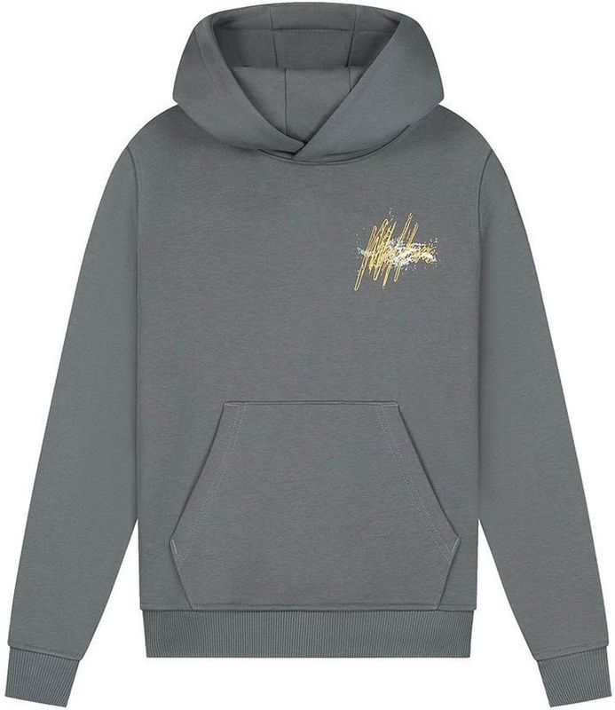 Malelions - Kids Splash Hoodie - Anthracite/Light Orange