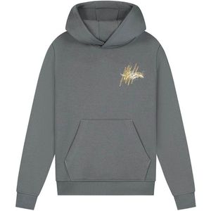 Malelions - Kids Splash Hoodie - Anthracite/Light Orange