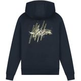 Malelions - Kids Splash Hoodie - Navy - Gevoerde Capuchon