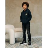 Malelions - Kids Splash Hoodie - Navy - Gevoerde Capuchon