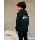Malelions Kids Splash Hoodie - Navy/Bright Yellow 4-104
