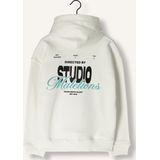 Malelions Kids Studio Hoodie - Off-White 4-104