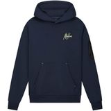 Malelions - Kids Counter Hoodie - Navy/Bright Yellow