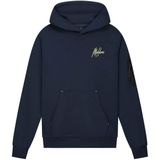 Malelions - Kids Counter Hoodie - Navy/Bright Yellow