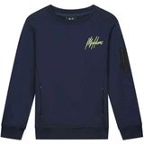 Malelions - Kids Counter Sweater - Navy/Bright Yellow