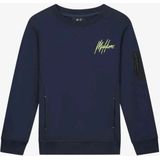 Malelions Kids Counter Sweater - Navy/Bright Yellow 4-104