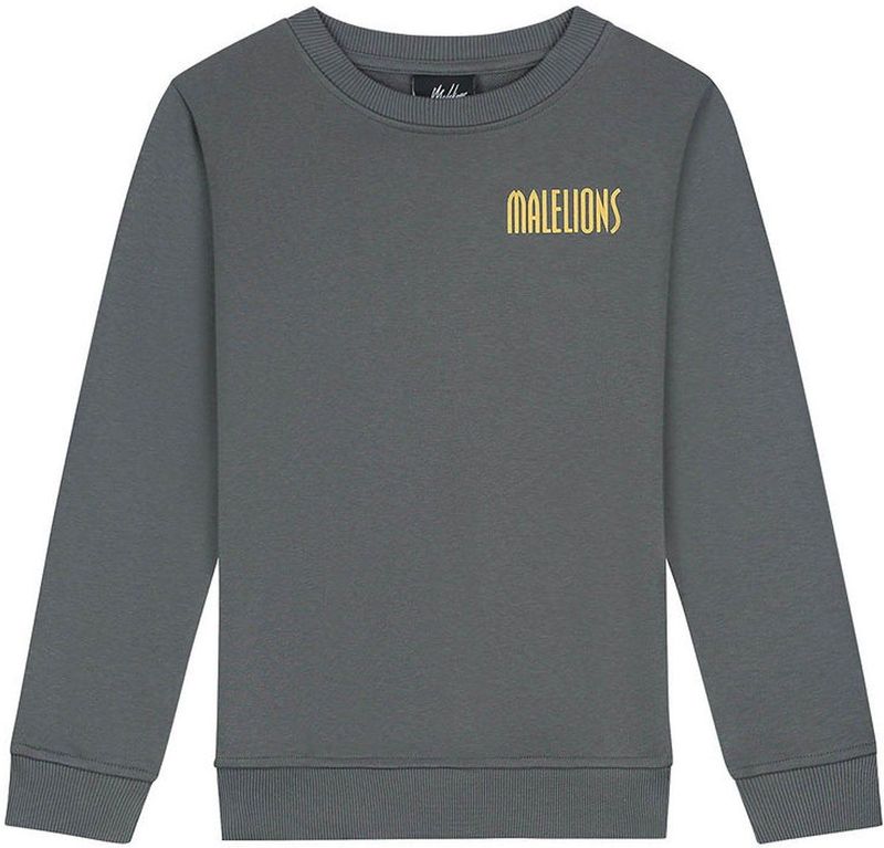 Malelions Kids Hollywood Map Sweater - Anthracite 4-104