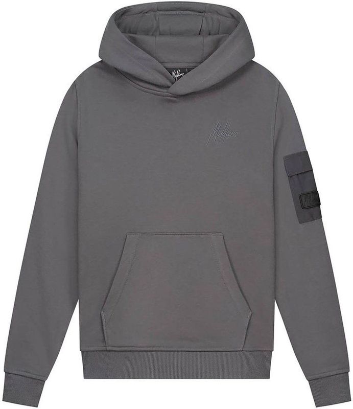 Malelions - Kids Nylon Pocket Hoodie - Anthracite