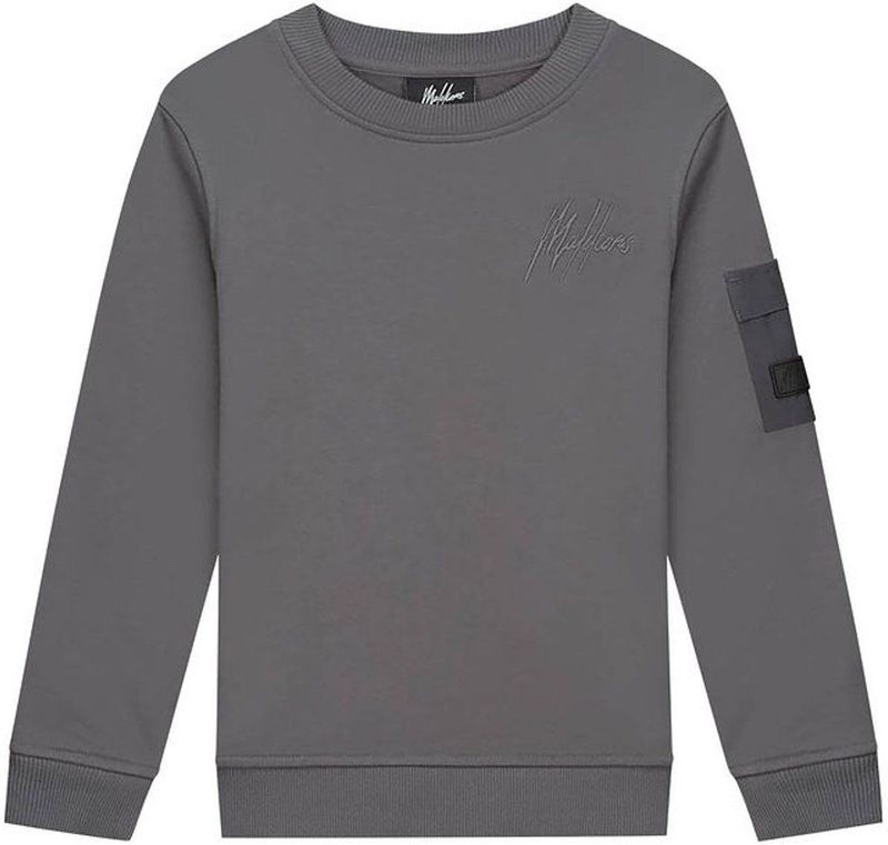 Malelions Kids Nylon Pocket Sweater - Anthracite 4-104