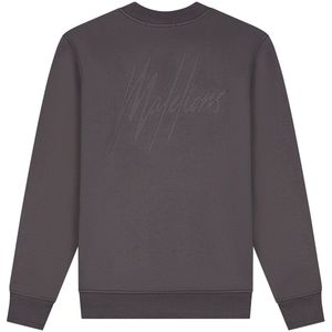 Malelions - Sweater - Bruin - Striped Signature