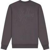 Malelions - Striped Signature Sweater - Mulch Brown - Sweater