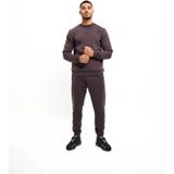 Malelions - Striped Signature Sweater - Mulch Brown - Sweater