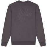 Malelions - Striped Signature Sweater - Mulch Brown - Sweater