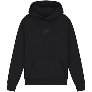 Malelions - Striped Signature Hoodie - Zwart