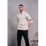 Malelions - Fleece Half Zip Sweater - Sand