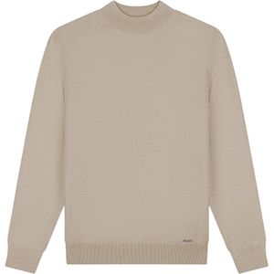 Malelions - Knitted Mockneck Sweater - Sand - Gebreide Trui