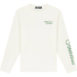 Malelions - Ocean Longsleeve T-Shirt - Off-White