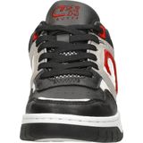 CRUYFF JUNIOR - Raval - Sneakers - Zwart - Leatherlook - Rode Accenten